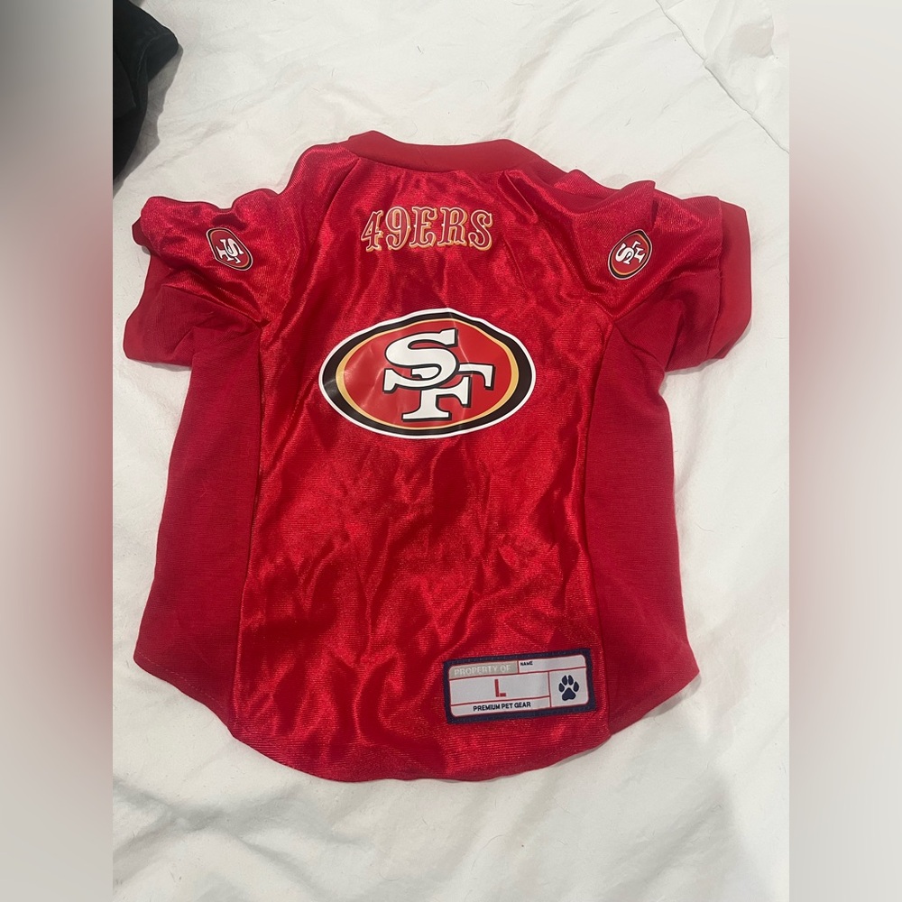 NFL 49ers Dog Jersey - Red